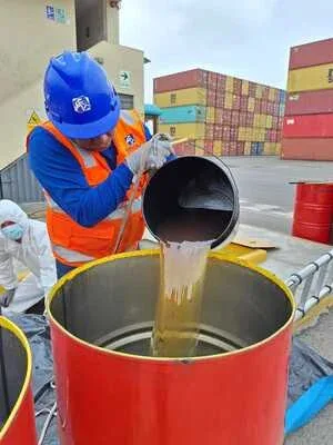 Limpieza de tanques de combustible